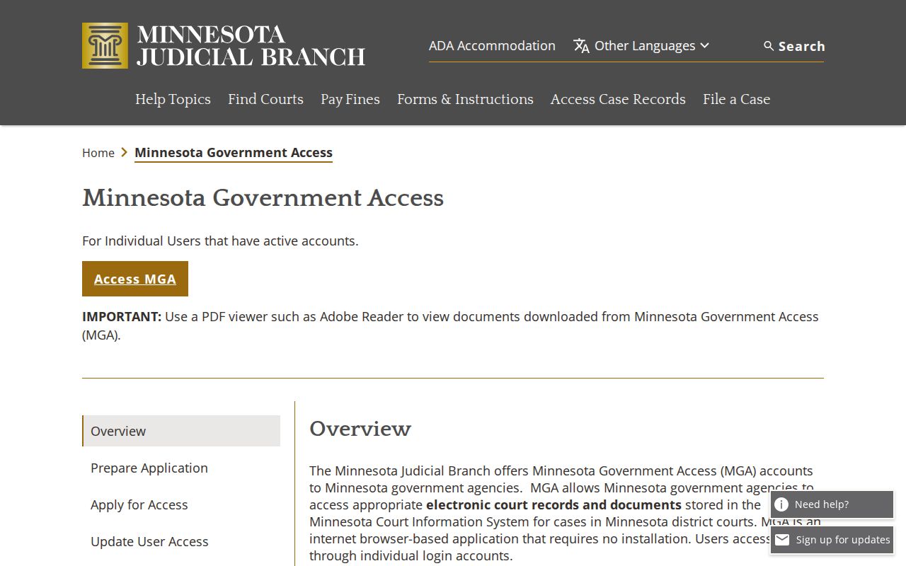 Carlton County warrant records limit explained in the Minnesota Government Access FAQ